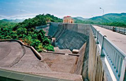 Đập bê tông trọng lực - Hồ chứa nước Tân Giang