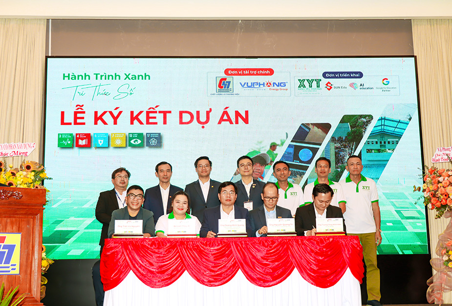 C47 và Vũ Phong Energy Group cùng các đối tác ký kết khởi động dự án “Hành Trình Xanh, Tri Thức Số”